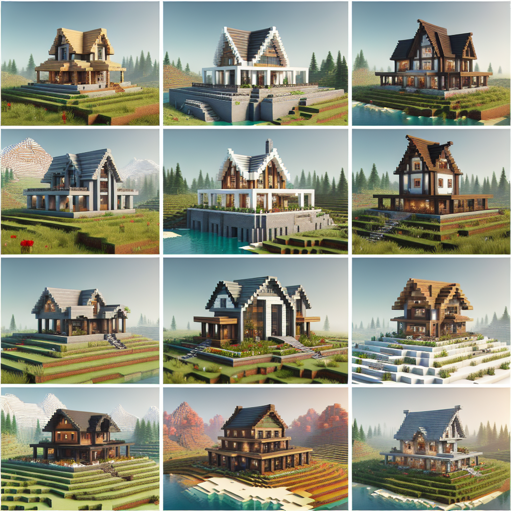 10 Desain Rumah Minecraft Simple namun Elegan yang Bisa Anda Coba